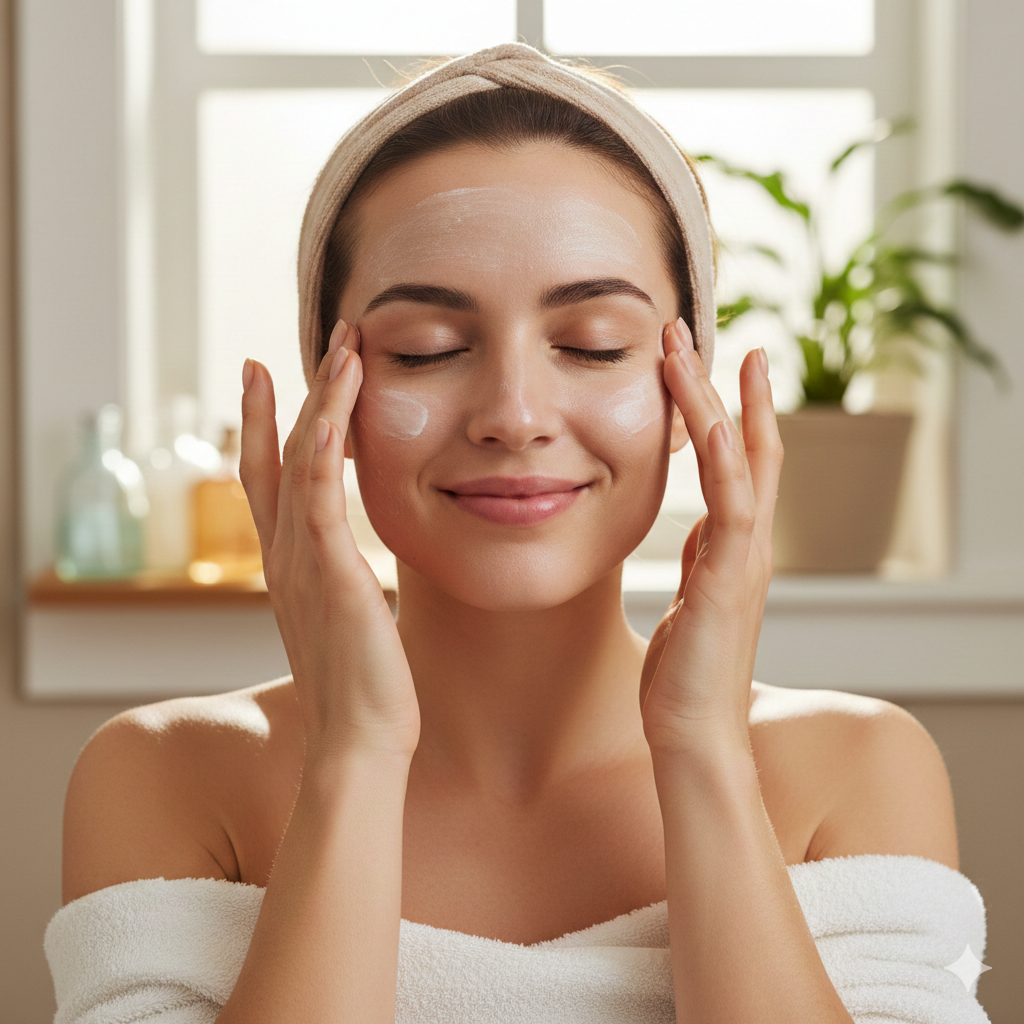 リラックスした女性のイメージ