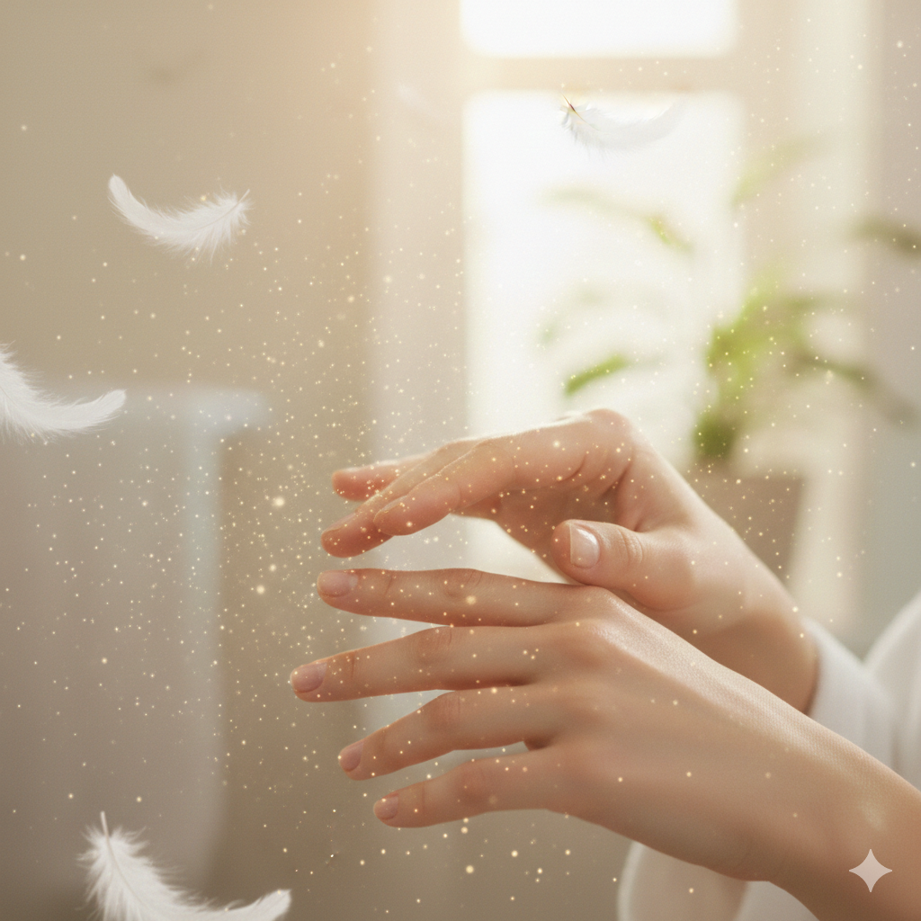 優しいケアで癒される女性